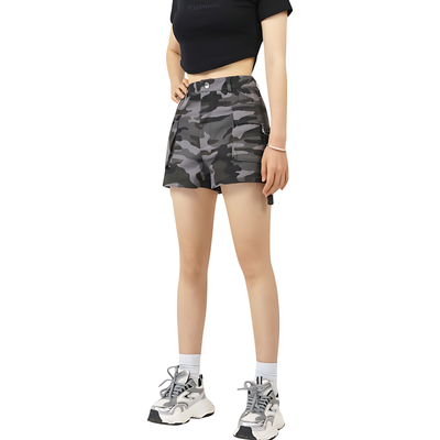 Ladies Camo Cargo Shorts