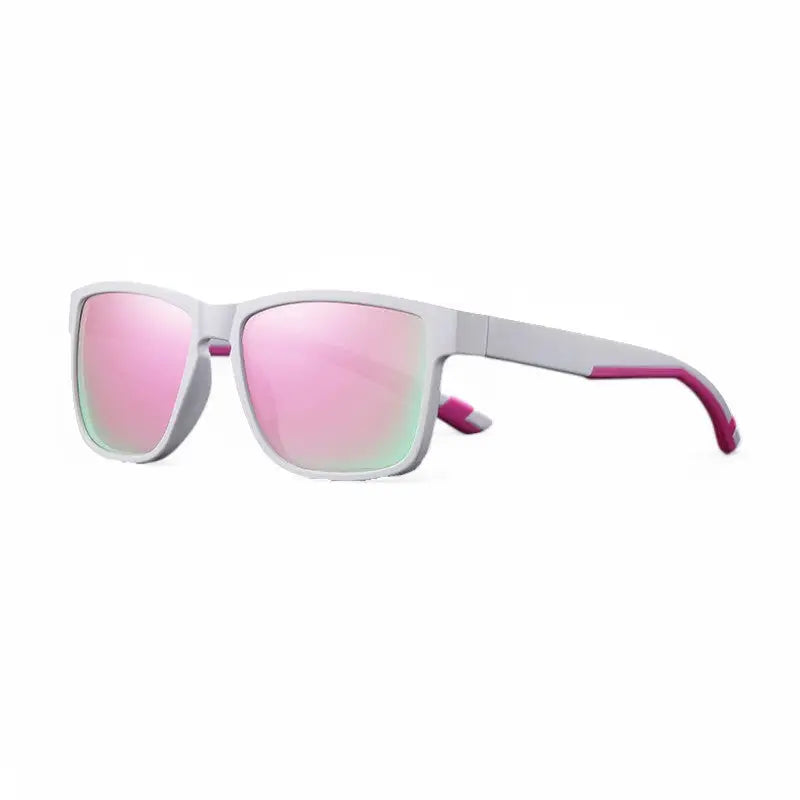 Square polarised sunglasses