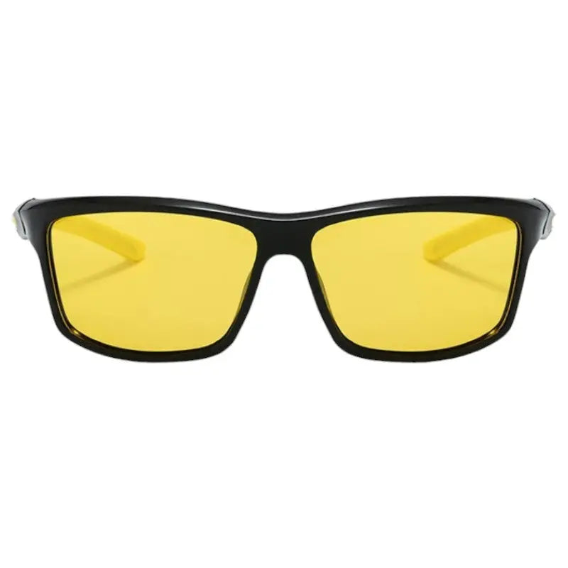 Polarised rectangular sunglasses