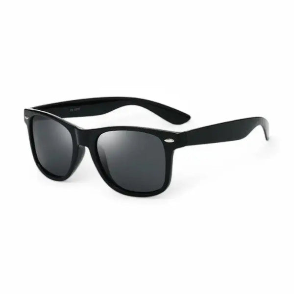 Black polarised sunglasses