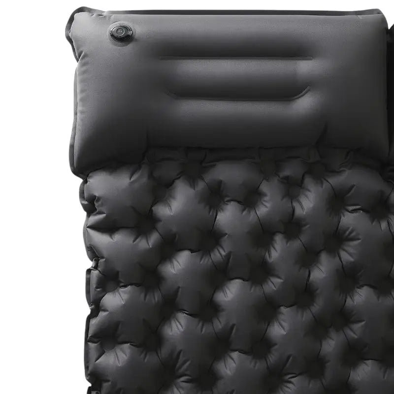 Inflatable double camping mattress
