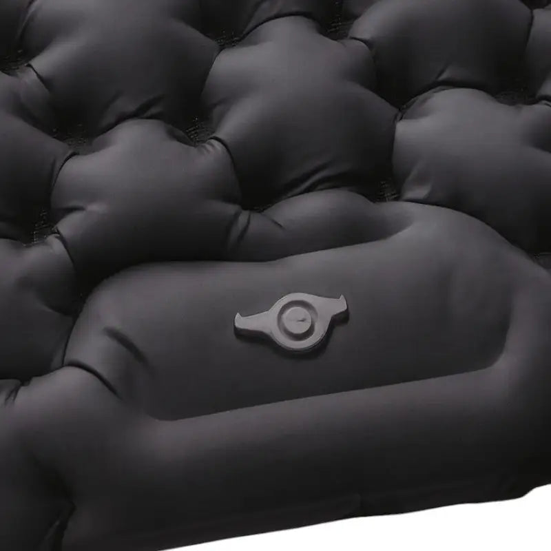 Inflatable double camping mattress