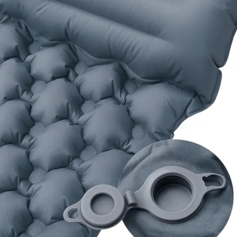 Air mattress with built in pump