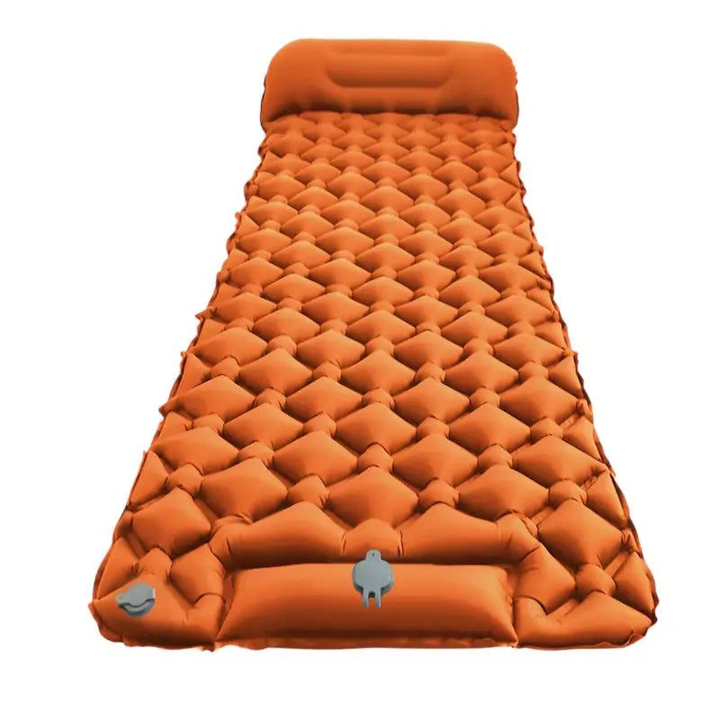 Air mattress with built in pump