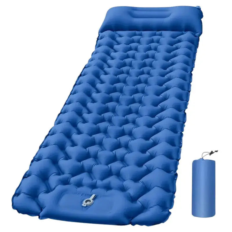 Air mattress with built in pump