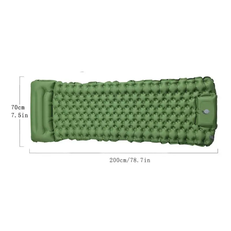 Air mattress with built in pump