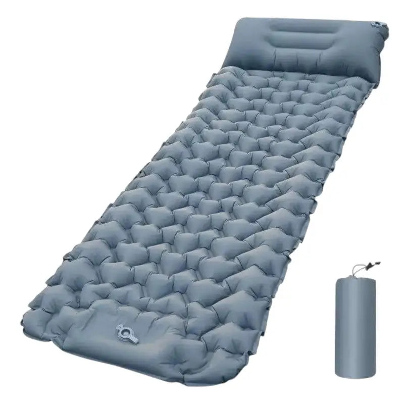 Air mattress with built in pump
