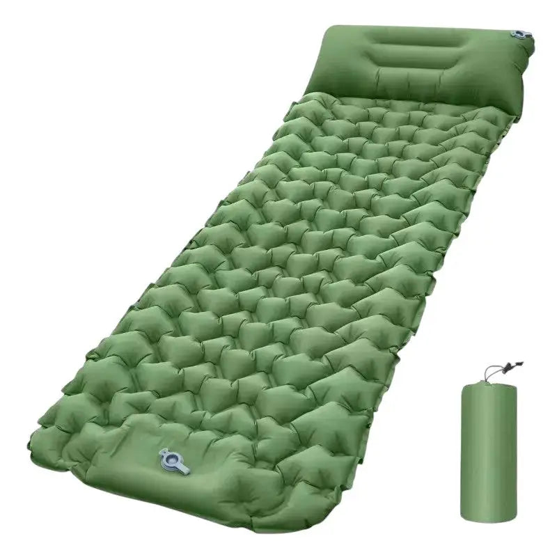 Air mattress with built in pump