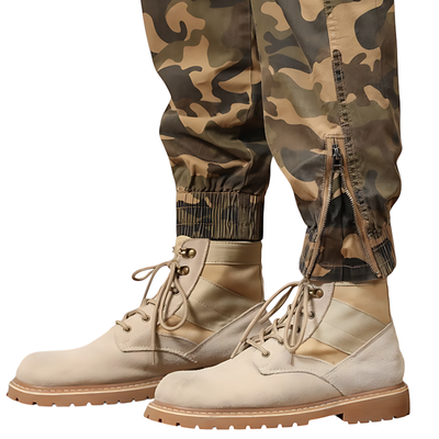 Mens army camo cargo pants
