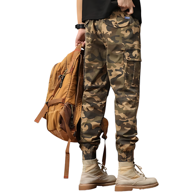 Mens army camo cargo pants