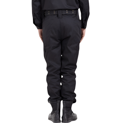 Mens black combat trousers