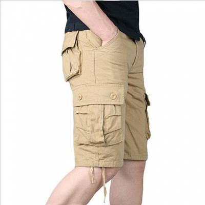 Mens cotton cargo shorts