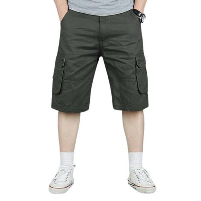 Mens cotton cargo shorts