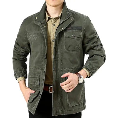 Mens khaki military jacket