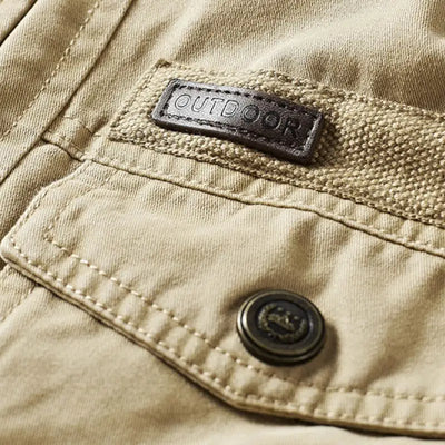 Mens khaki military jacket