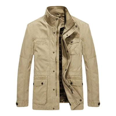 Mens khaki military jacket