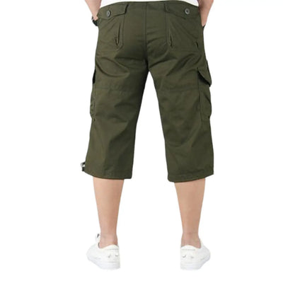 Mens Long Cargo Shorts
