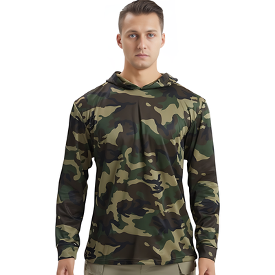Men’s military hooded long sleeves