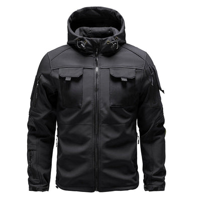 Mens military tactical waterproof softshell jacket