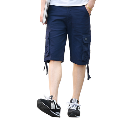 Mens multi pocket cargo shorts