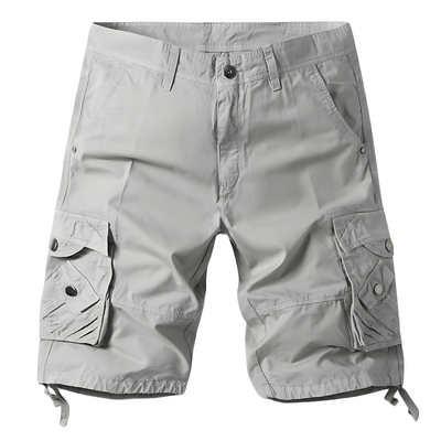 Mens white camo cargo shorts
