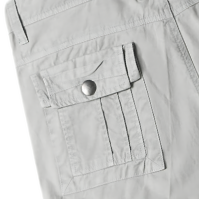 Mens white camo cargo shorts