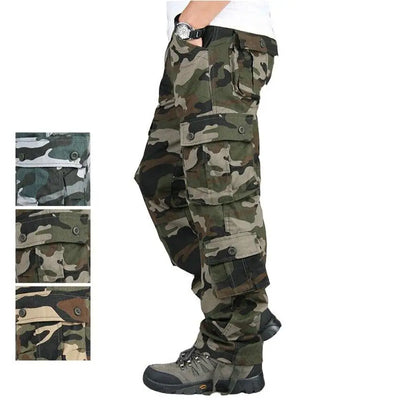 Military Cargo Camo Combat Pants