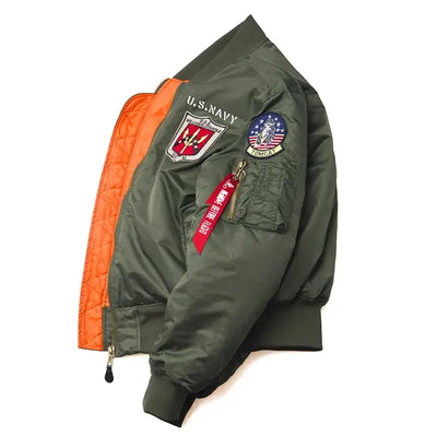 Military Green Bomber Jacket Mens