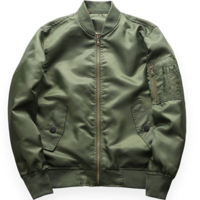 Military hooded ma1 bomber jacket