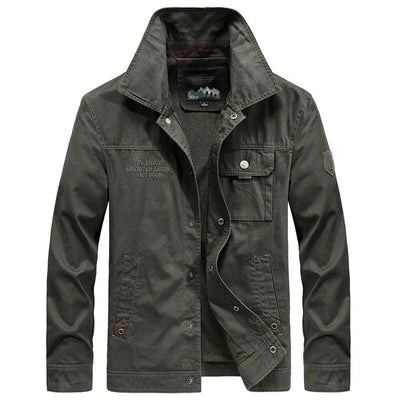 Military Trucker Jacket