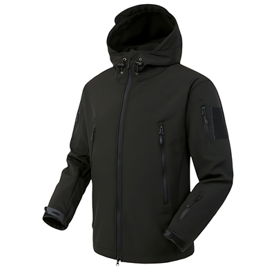 Military waterproof jacket with fleece lining