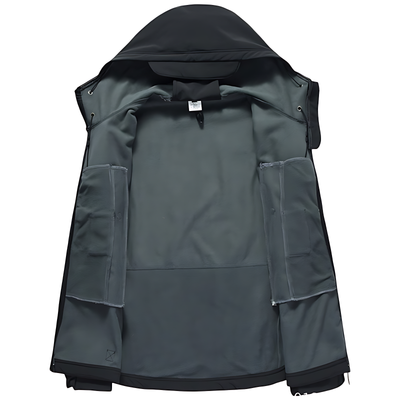 Military waterproof jacket with fleece lining