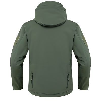 Military waterproof jacket with fleece lining