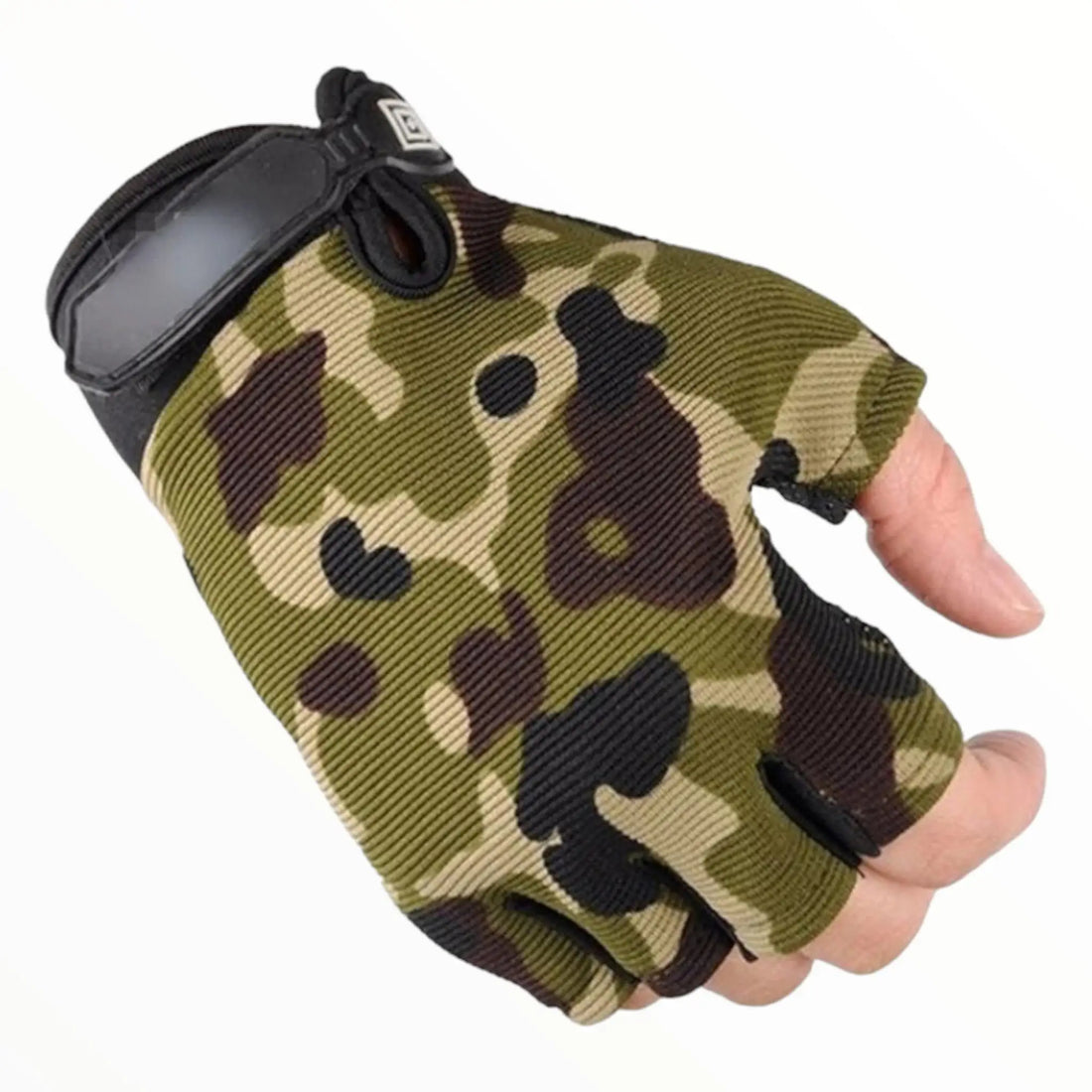 Fingerless driving gloves