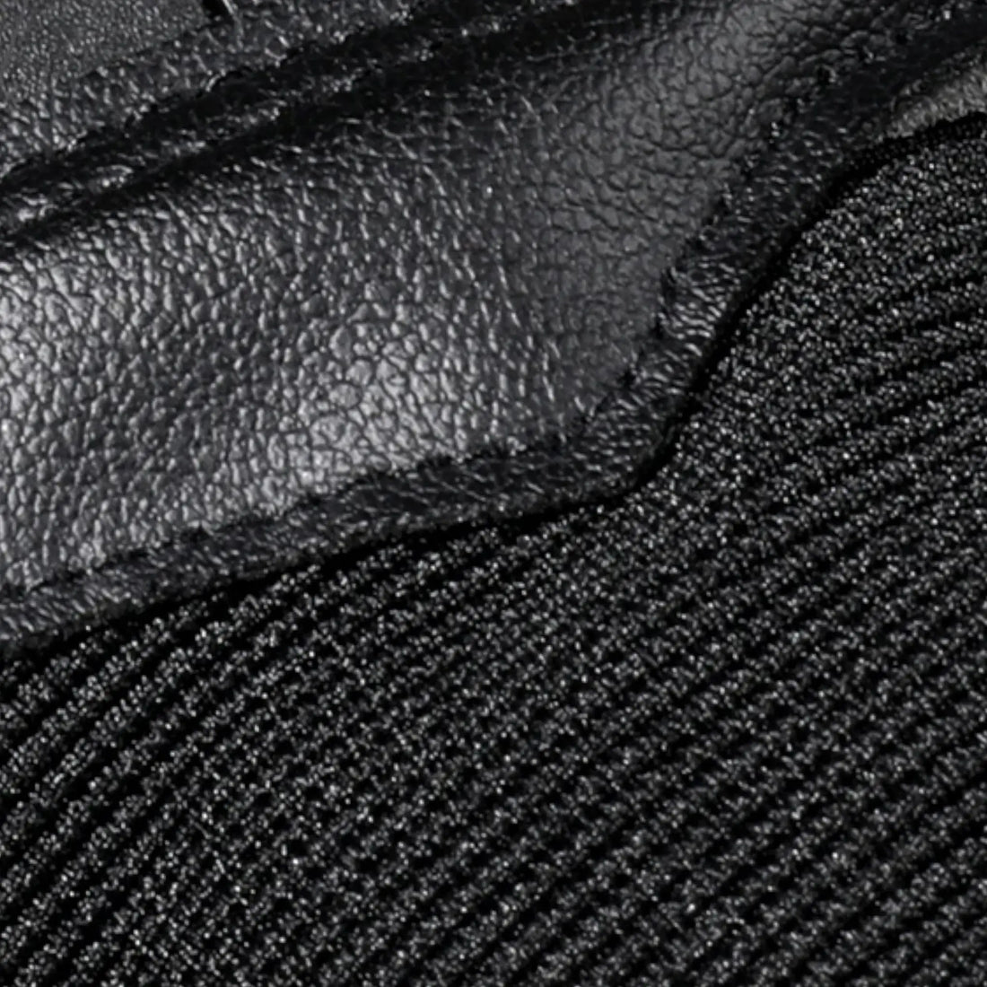 Black fingerless tactical gloves