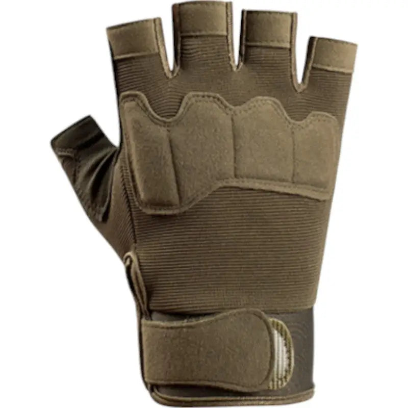 Fingerless gloves with grip