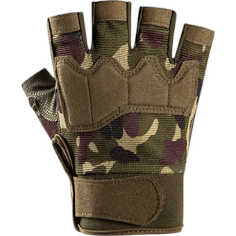 Fingerless gloves with grip