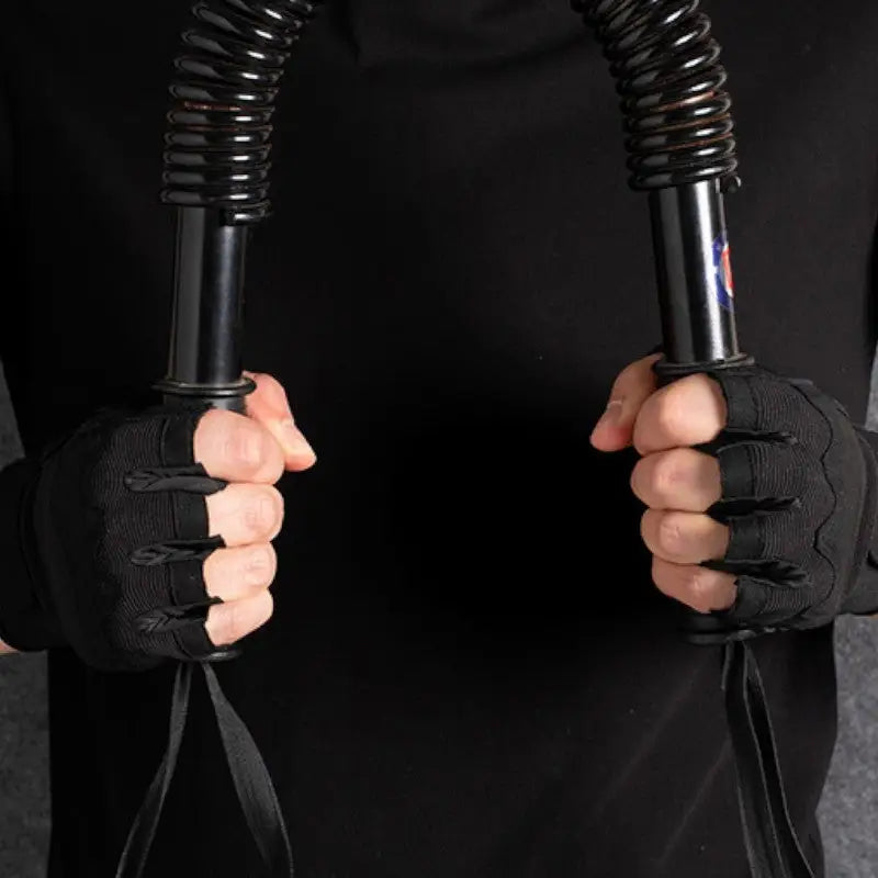 Fingerless gloves with grip