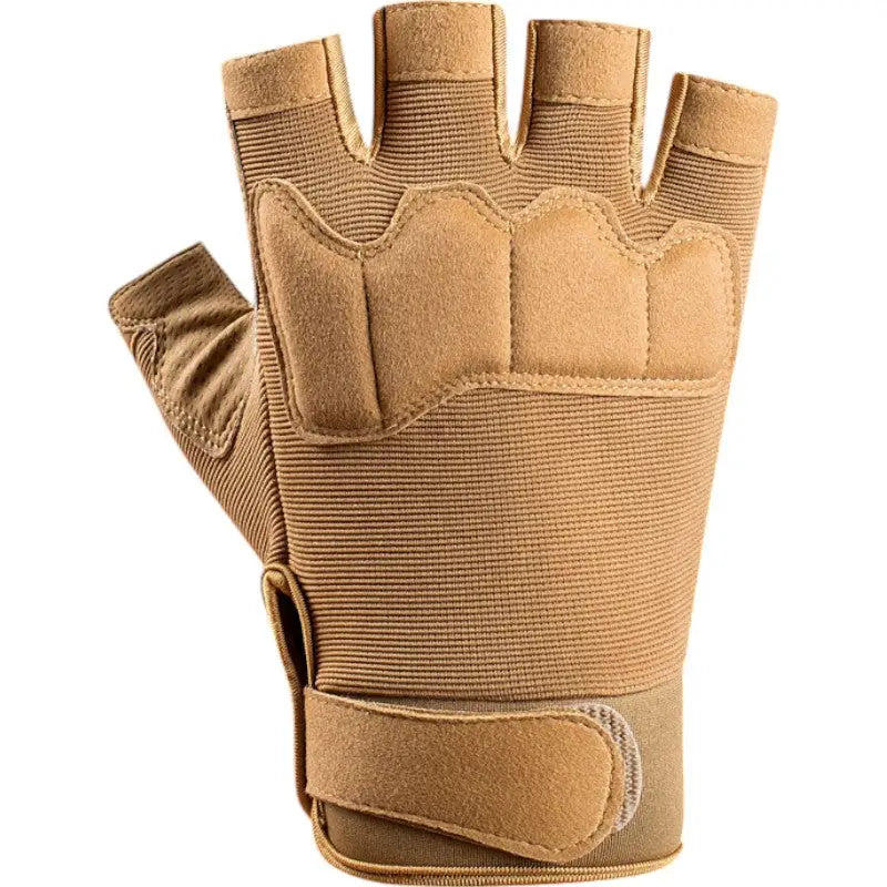 Fingerless gloves with grip