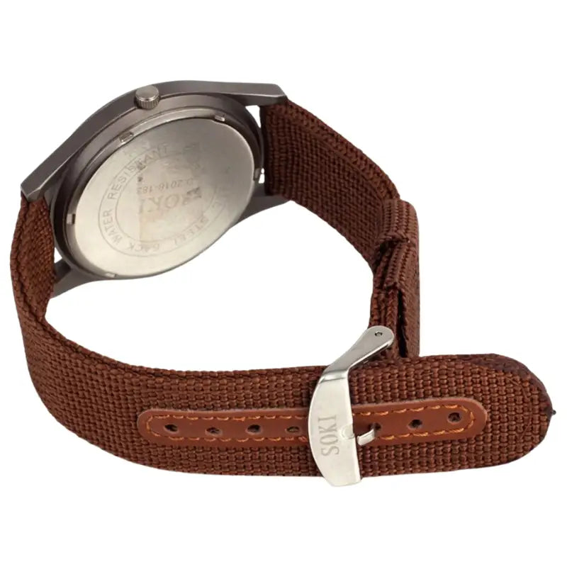 Thin military watch
