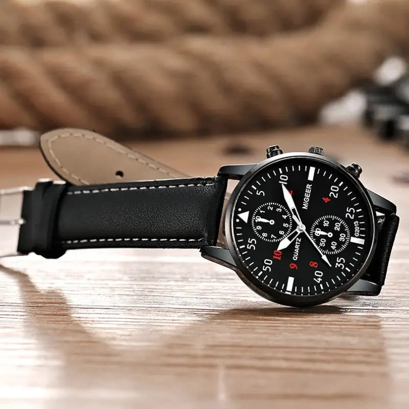Military aviator watch