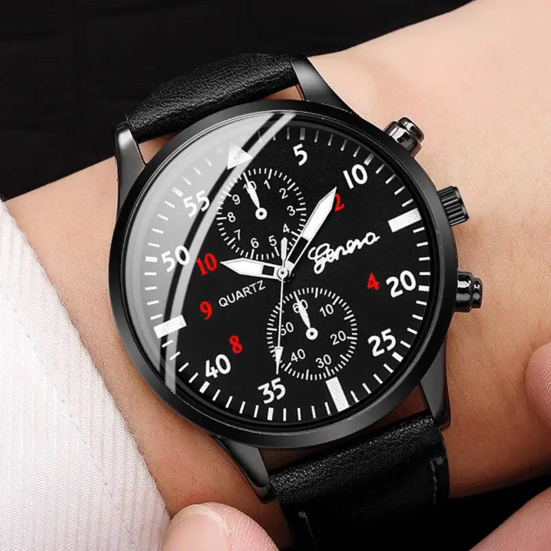 Military aviator watch