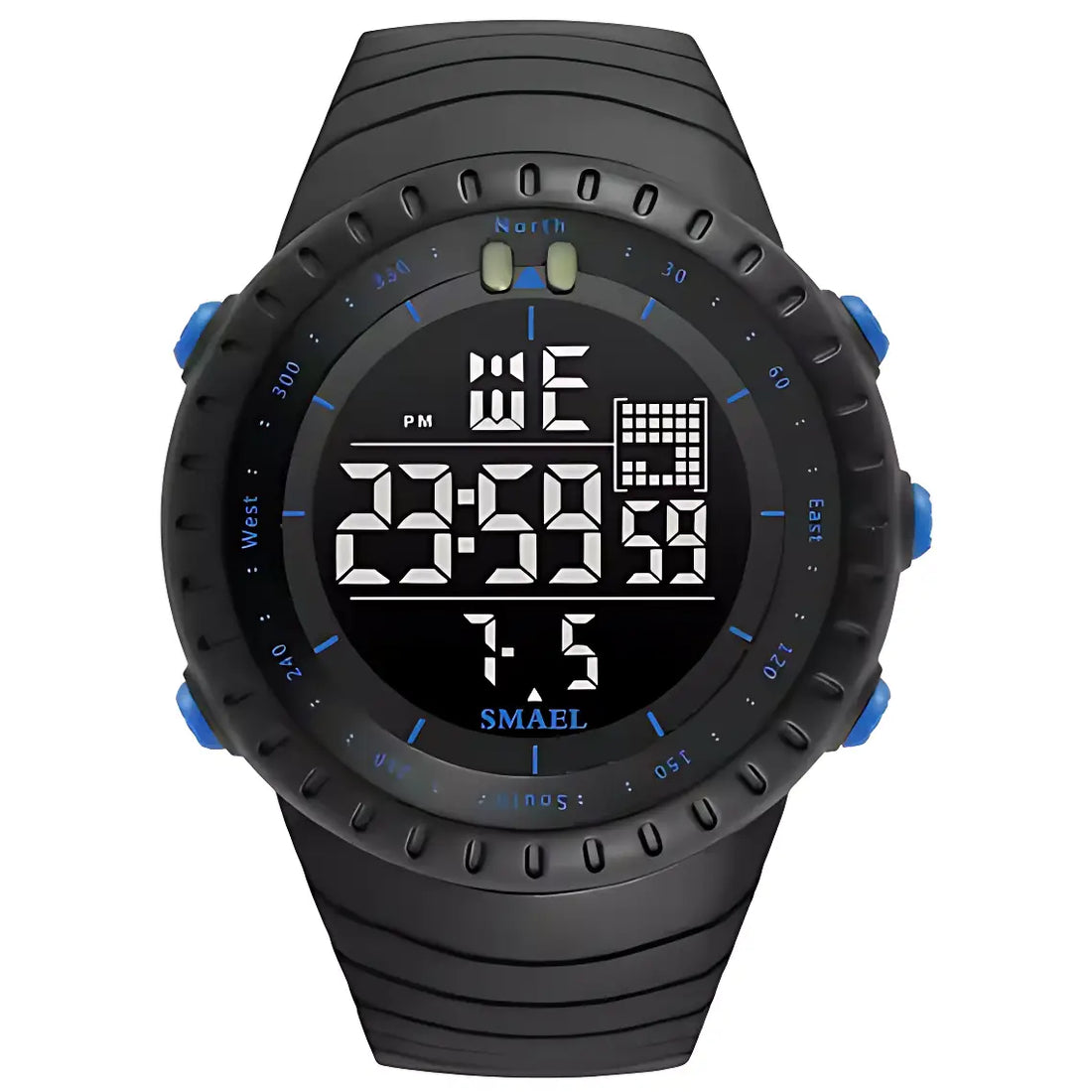 Army green digital watch