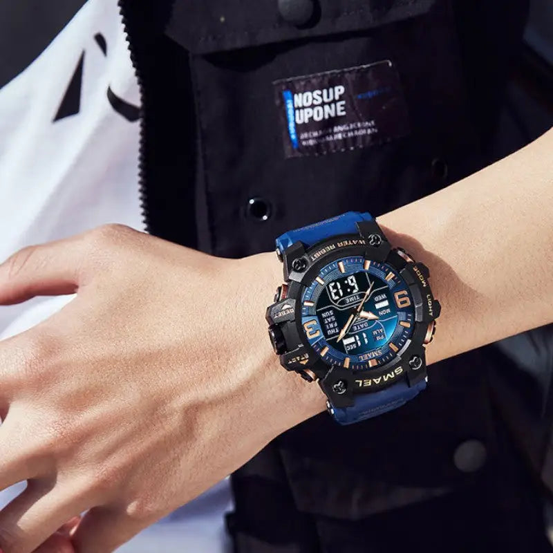 Analogue digital watch