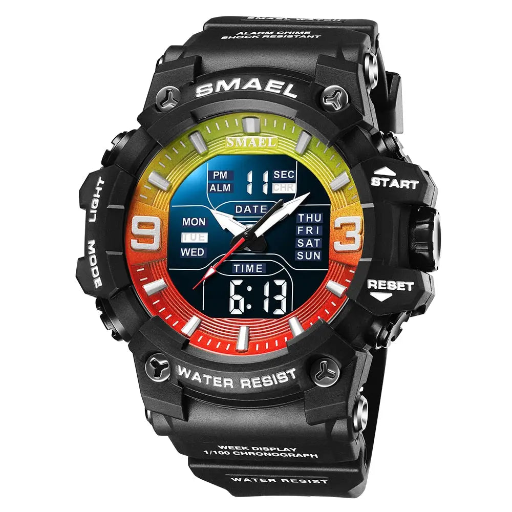Analogue digital watch