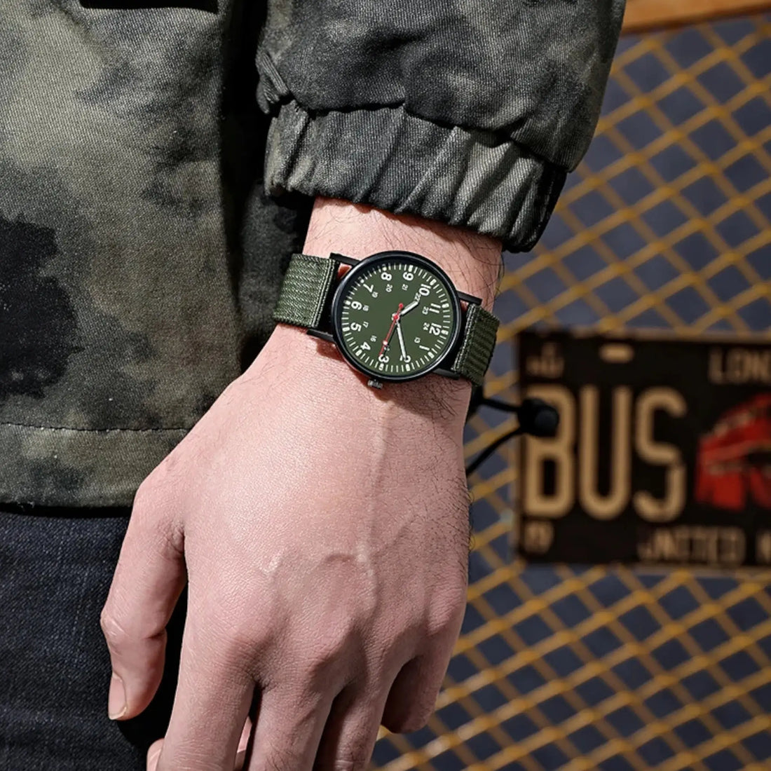 Military time watch