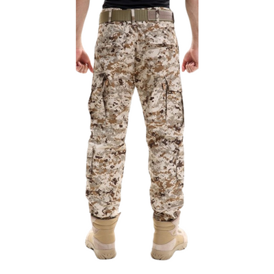 multi pocket cotton camouflage pants