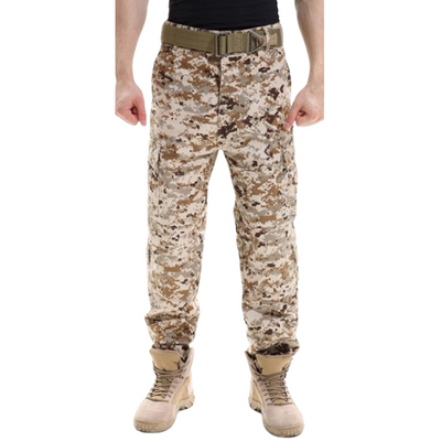 multi pocket cotton camouflage pants