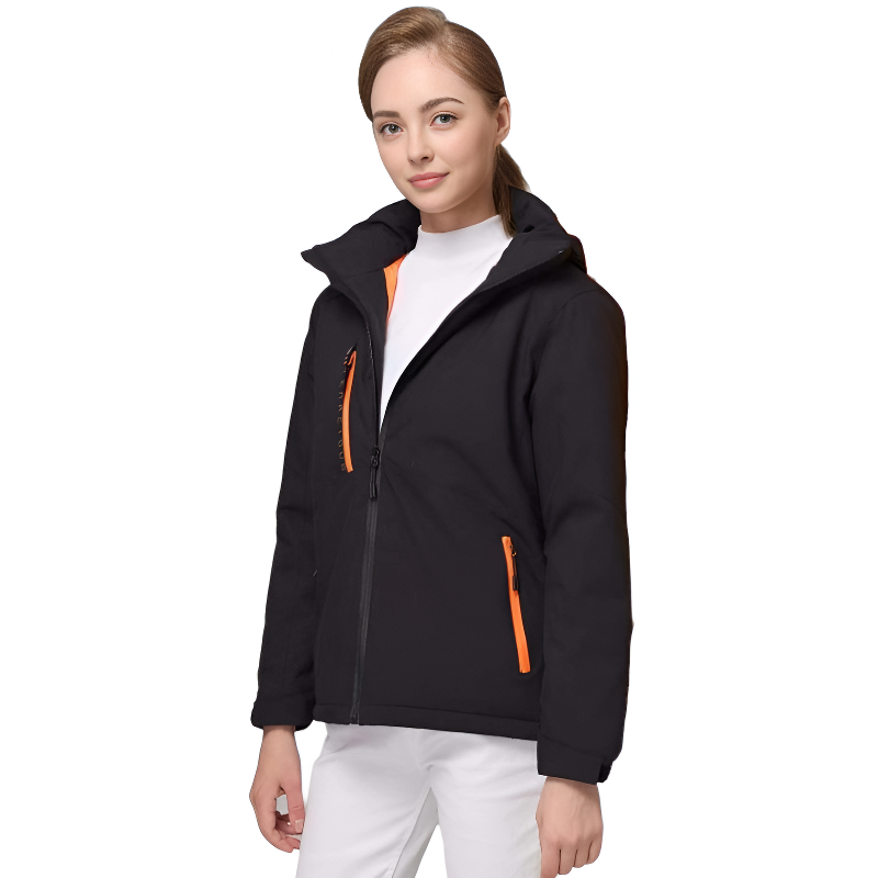 Women's hooded rain jacket