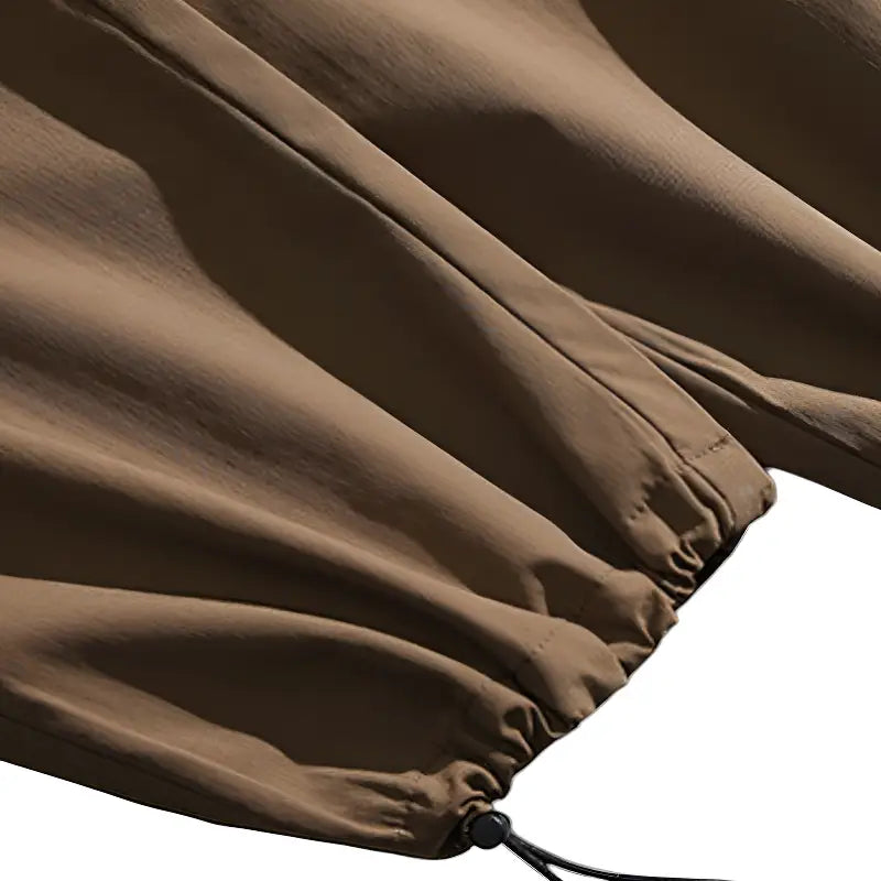 Gathered hems and big pockets